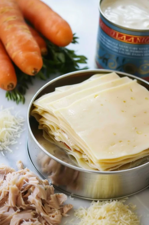 ingredientes Lasaña de atún y verduras